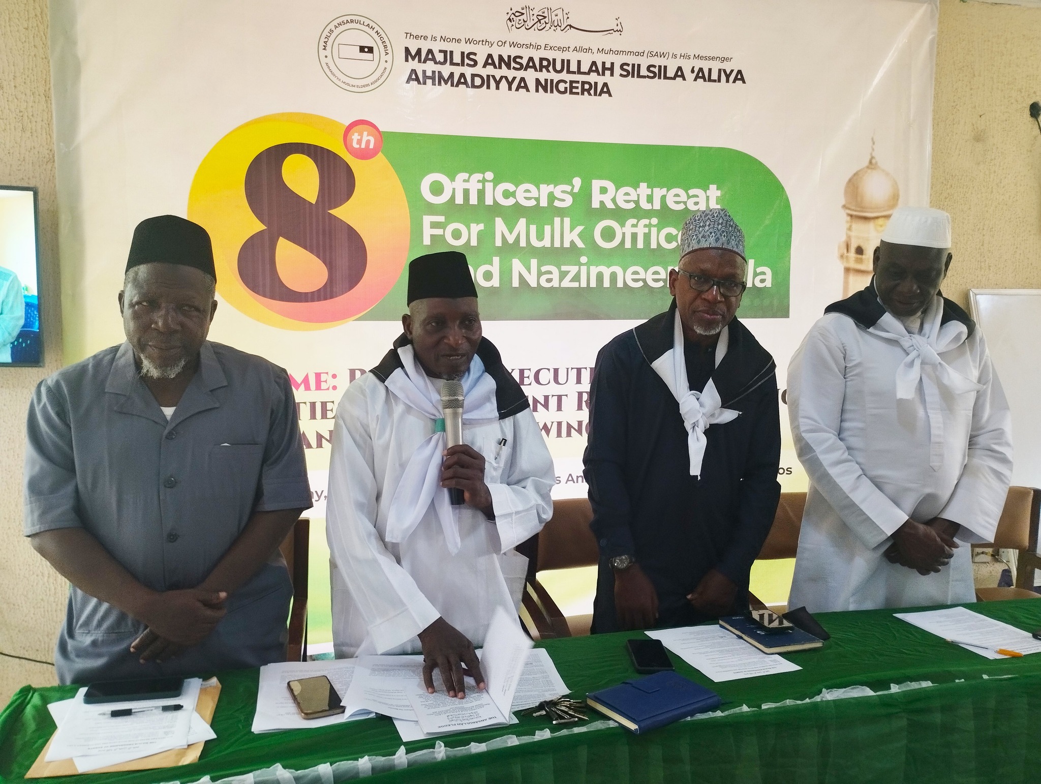 8TH OFFICERS’ RETREAT FOR MULK OFFICERS AND NAZIMEEN A’ALA OF THE MAJLIS ANSARULLA  NIGERIA