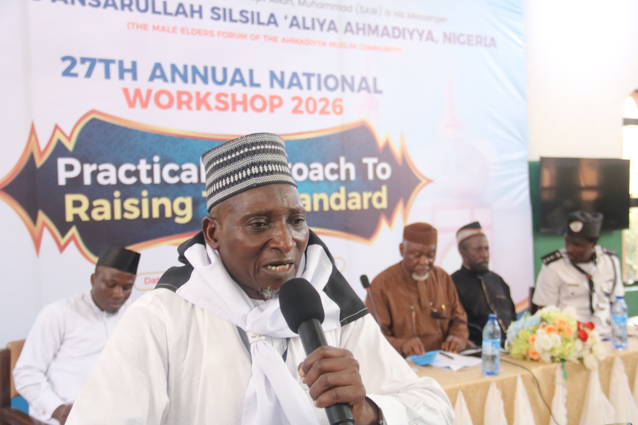 Welcome Address by the Sadr, Majlis Ansarullah Nigeria – Alhaji Dauda Abiola Raji Sahib